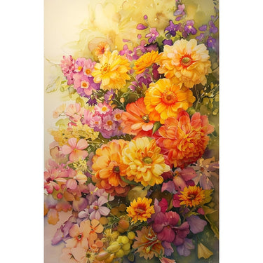 Yellow Flowers Canvas
